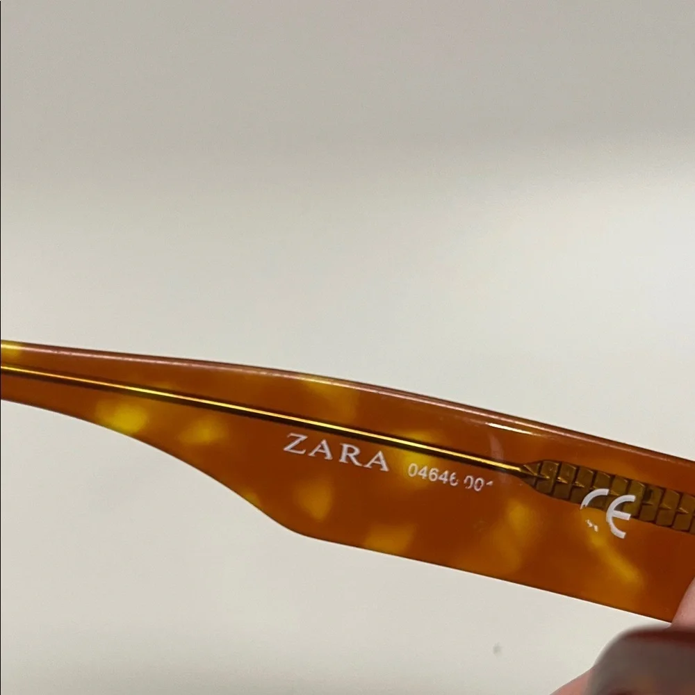 Zara Brown Octagonal Sunglasses